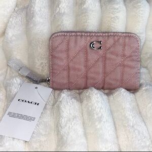Coach denim ballerina wallet